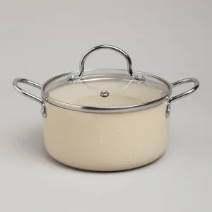 Кастрюля Agness С Антип. Покр.  И Стекл. Крышкой 1350 Мл, 16*8 См