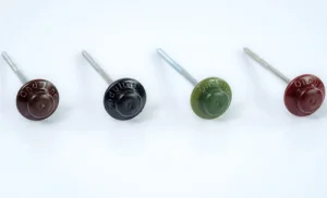 Гвозди с литой шляпкой красные *100