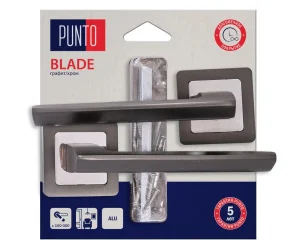 Ручка раздельная Punto LM/A K.QR52.BLADE/HD GR/CP-23 графит/хром 45531 *1