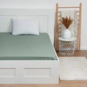 Простыня Этель 200х215см цв.зеленый, 100% хлопок, поплин 125г/м2 9241696 *1