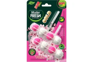 Master FRESH GOLD подвесной блок для унитаза DUO EFFECT 5в1 САКУРА, 2шт/24