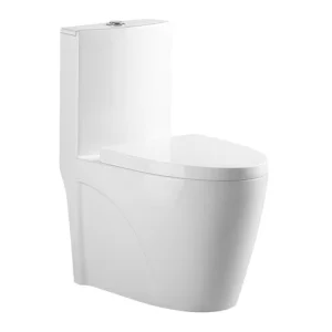 Унитаз моноблок напольный Knois KN6224000 горизонтальный выпуск, душевой тип смыва, микролифт