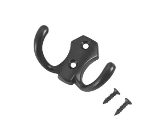 Крючок-вешалка StahlBuro 306 B BL матовый черный (европакет) 16172 *1