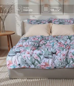 Пододеяльник "Этель" Exotic island 150*220 см, 100% хлопок, перкаль (300 нитей) 10682944