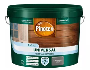 Пинотекс Universal 2 в 1 Скандинавский серый 9 л