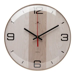 Часы настенные "Классика" круг d=25см, основание бежевое Рубин 2526-006 *1