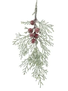 Украшение подвесное (полиэтилен, нержавеющая сталь, пенопласт) 12*1,5*26см арт.89015 *1