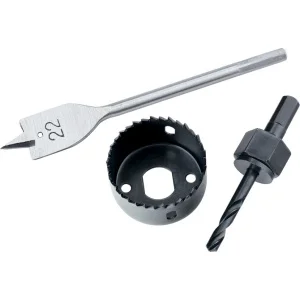 Набор для установки врезных замков, 22 мм/48 мм (перовое сверло/кольцевая пила)// Matrix 70493