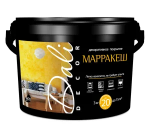 Декоративное покрытие DALI-DECOR® Марракеш Белый перламутр 3кг