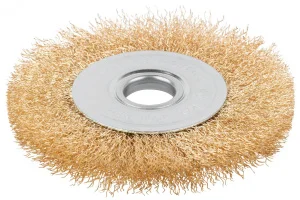 Щетка для УШМ посадка 22,2мм, 0,3х125мм латун. витая проволока, плоская, блистер Cutop Profi 82-904