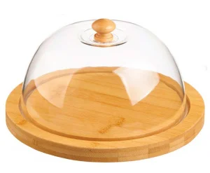 Блюдо Катунь с крышкой бамбук 20х17см №3 КТ-БК-03 *1