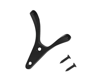 Крючок-вешалка StahlBuro 206 BL матовый черный (европакет) 16158 *1