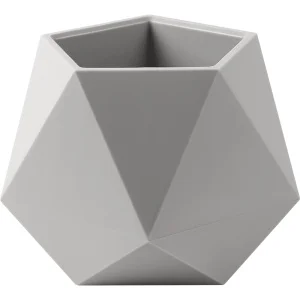 Кашпо д/цветов пласт. "Абремо" 0,72л серый жемчуг КШ-1754 (La Decoro) *1