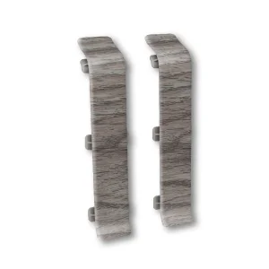 Соединитель для плинтуса 210 Дуб пепельный 80мм Лексида