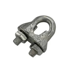 Зажим для стальных канатов DIN 741, цинк  6 мм уп. - 2 шт. SteelRex