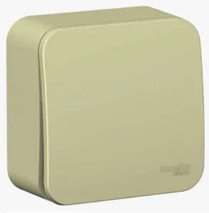 Выключатель 1-кл. ОП Blanca 10А IP20 (сх. 1) 250В с изолир. пластиной беж. SchE BLNVA101017