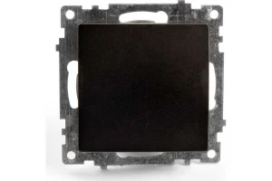 Выключатель 1-кл "Катрин" (механизм) 250В 10А черный GLS10-7103-05 Stekker *1