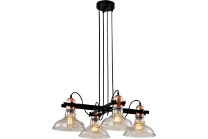 Люстра Leila 4093-304 4хЕ27 40Вт дизайн Б0055028 (Rivoli) *1