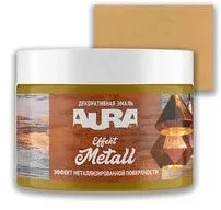 Эмаль Aura Effekt Metall золото 0,25кг