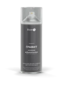Эмаль аэрозольная Elcon графит 520мл