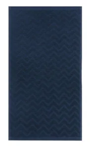 Полотенце махровое LoveLife "Zig-Zag" 50х90 см, цвет голубая ель, 100% хл, 450 гр/м2 9097553