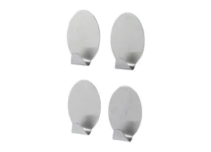 Набор крючков (упак 4 шт) сталь, на липкой ленте H40 (Fora) *1