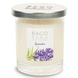 Свеча ароматическая в стекле 132гр Лаванда BGH0203 BAGO home *1