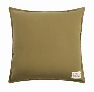 Подушка Этель, 45х45+1 см, зеленый, 100% хлопок 9101169