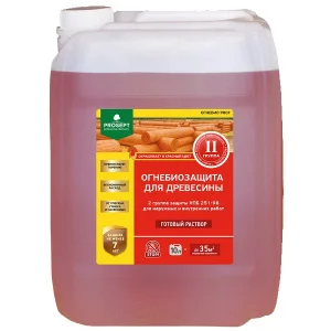 Огнебиозащитный состав для древесины PROSEPT PROF 10л II группа 006-10к *1