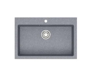 Мойка иск. камень темно-серая матовая 755x505x200мм 39/Q8 (Agata)