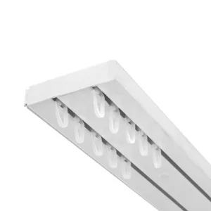 Карниз потолочный ПВХ Лайт(А) 2-х рядный, 1,6м *1