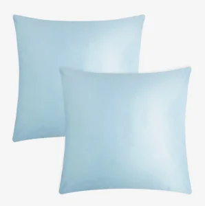 Комплект наволочек "Этель" 70х70 см - 2 шт, голубой 100% хлопок, мако-сатин 7789246