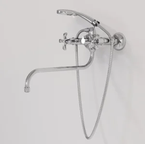 Смеситель для ванны двуручный Avrora Dune AV2233 хром