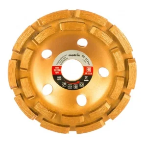Чашка алмазная зачистная 125мм двухрядная Matrix 72990 *1/40