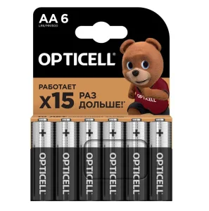Элемент питания алкал. AA/LR6 (упак 6шт) 5051006 (Basic Opticell) *1