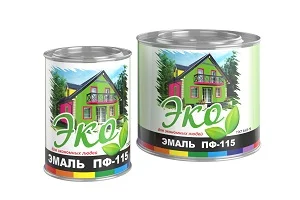 Эмаль ПФ-115 Эко красный 0,8кг
