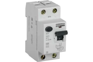 Устройство защитного отключения ВД1-63 2Р 40А 30мА GENERICA ИЭК MDV15-2-040-030