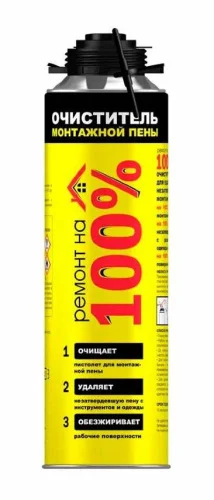 Очиститель монтажной пены 500мл REMTCL3700 (Ремонт на 100%)  12