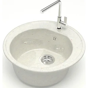 Мойка глянцевая Черая Z3Q7 Хлопок Granit BERGG  Д-510мм, Ш-510мм, Г- 191мм