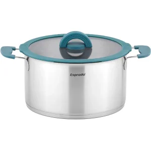 Кастрюля с крышкой 5,7л 24х12,8см нерж.сталь Morena Esprado MORL24BE101 *1