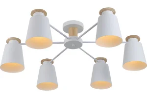 Люстра Adna 9112-306 6хЕ27 40Вт модерн Б0053436 (Rivoli) *1