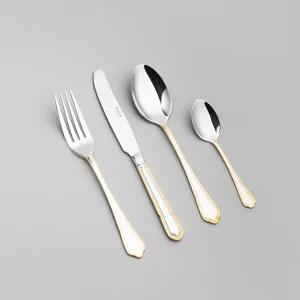 Набор Столовых Приборов На 6 Персон Onda  Agness 24 Пр