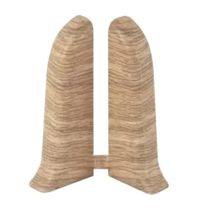 Заглушки для плинтуса (левая/правая) 526 Груша колорадо 55мм Лексида