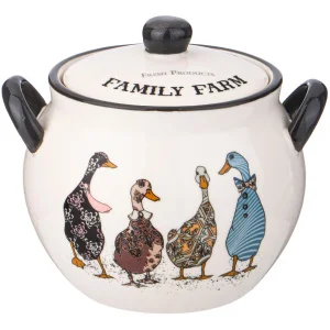 Горшочек Для Запекания С Крышкой Agness "Family Farm" 600 Мл