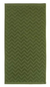 Полотенце махровое LoveLife "Zig-Zag" 70х130 см, цвет тёмная трава, 100% хл, 450 гр/м2 9097542