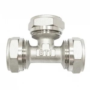 Тройник 20х16х20 обжим STI *10/80