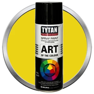 Краска аэрозольная Tytan Professional Art of the colour 400мл желтая 1018 93601