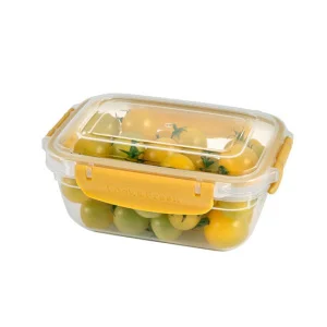 Контейнер воздухонепр. прямоугольный прозрачный МАСТЕР  800 мл. микс цветов