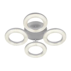 Светильник потолочный светодиодный 52004/4WT CL (ЭкономСвет) *1