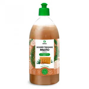 Жидкое мыло хозяйственное с маслом кедра (флакон 1000 мл) пуш-пул/6